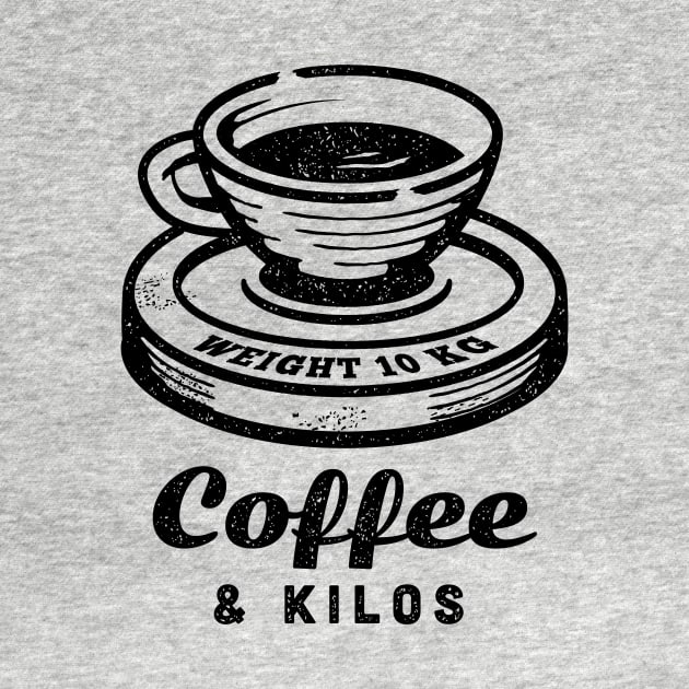 Coffee & Kilos - Coffee Lover Gym Lover by propellerhead